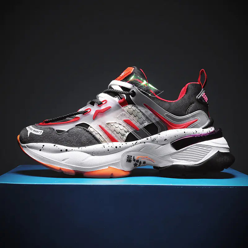 Men's Casual Thick-Soled Dad Sneakers for Outdoors