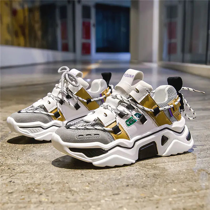 Fashionable Thick-Soled Harajuku Dad Sneakers