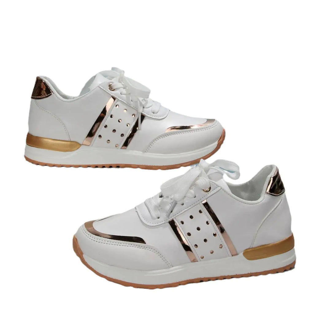 Women's Spring Thick-soled Colorful Casual Sports Shoes