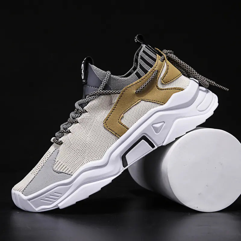Breathable Men's Sneakers for Fall - Casual Running Shoes