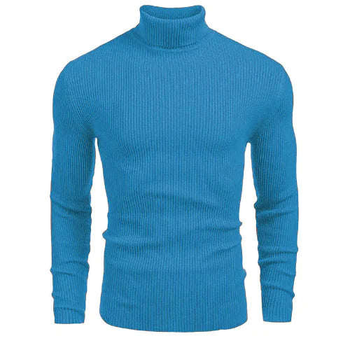 Men's High-Neck Sweater for Autumn and Winter