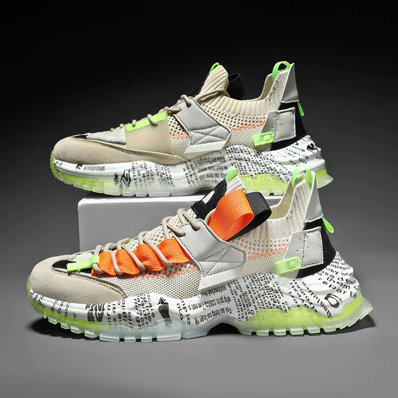 Men's Casual Sports Sneakers - Breathable Dad Shoes
