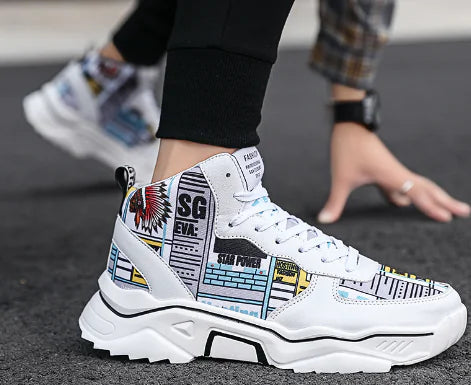 Fashionable Thick-Soled Harajuku Dad Sneakers