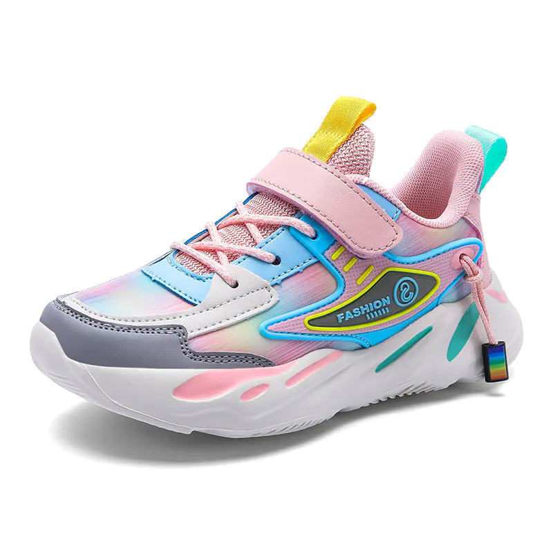 Girls' Breathable Mesh Sneakers for Spring/Summer