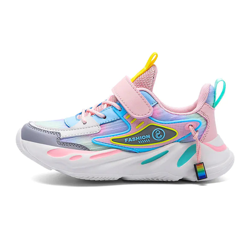 Girls' Breathable Mesh Sneakers for Spring/Summer