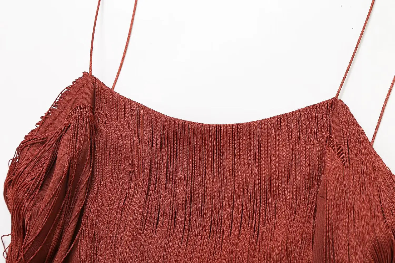 2023 Summer Women's Bohemian Fringe Maxi Dress