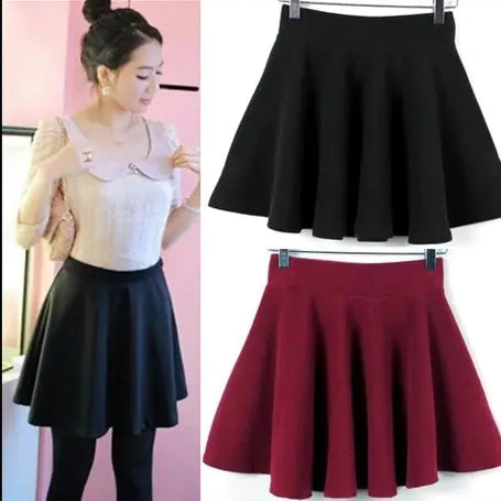 Pleated Midi Skirt, Short Skirt, and Half Skirt