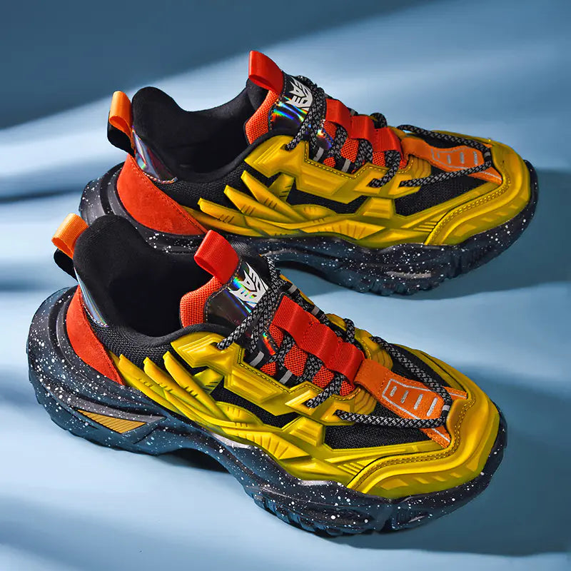 Men's Retro Thick-Soled Dad Sneakers - Trendy Style