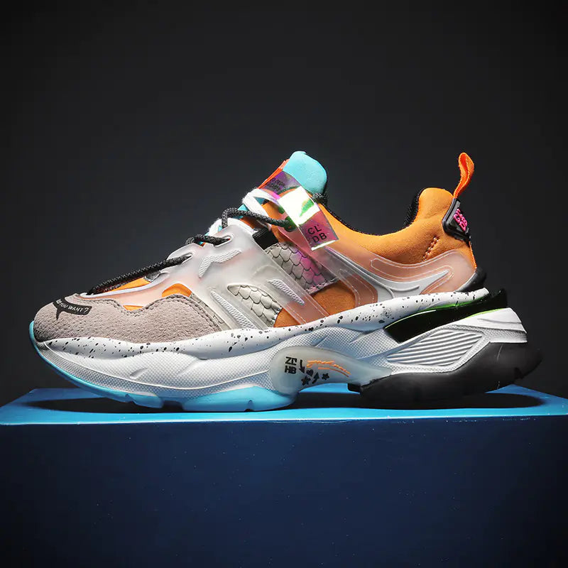 Men's Casual Thick-Soled Dad Sneakers for Outdoors