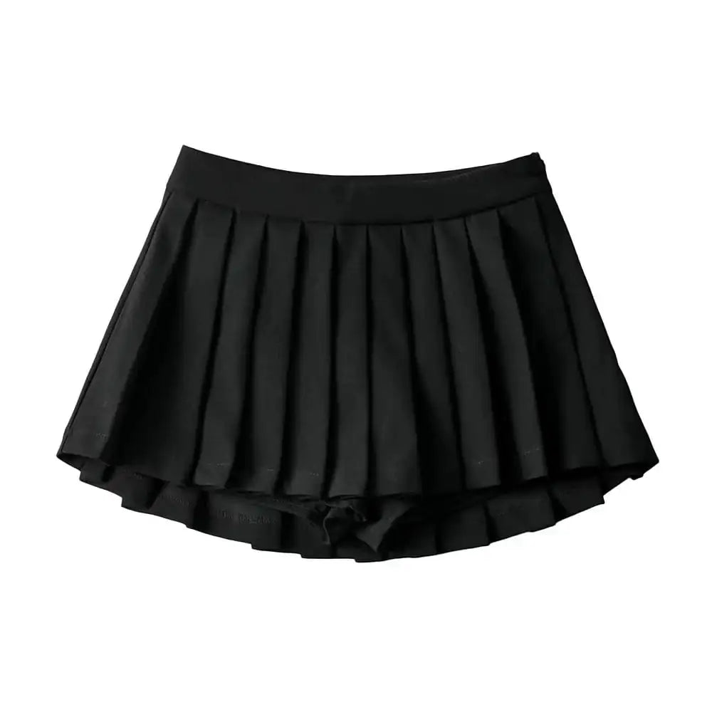 High Waist A-line Pleated Skirt for Women