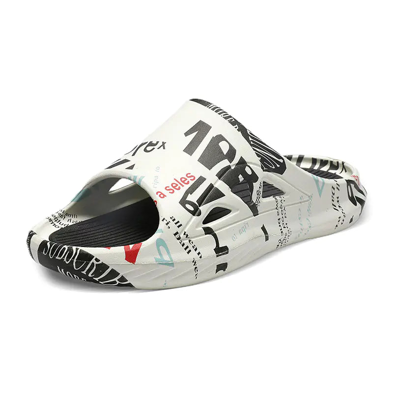 Men's Casual Thick-Soled Slippers - Summer Comfort Shoes